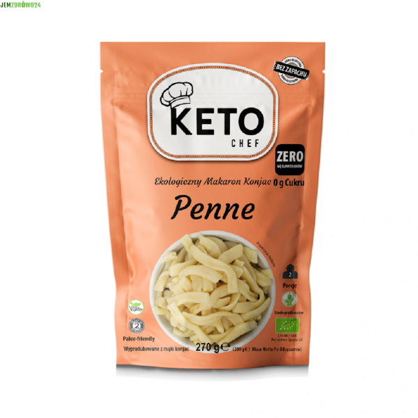 MAKARON KONJAC PENNE BEZGLUTENOWE BETTER THAN FOODS KETO CHEF 270 / 200 g