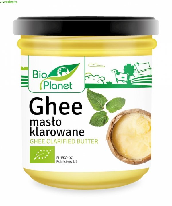 MASŁO KLAROWANE GHEE EKOLOGICZNE BIO PLANET 250 g