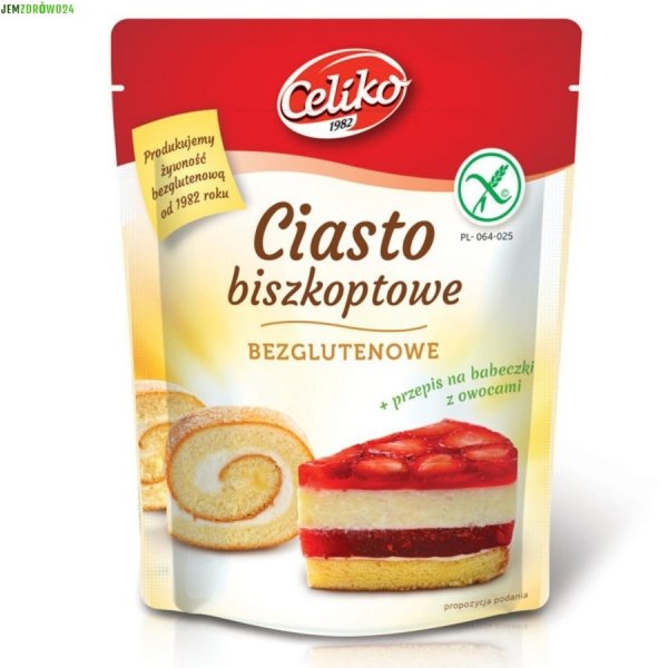 BEZGLUTENOWY BISZKOPT - MIESZANKA CELIKO 200 g