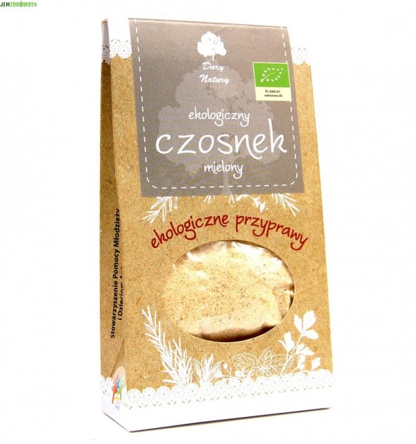 Ekologiczny mielony czosnek 50 g