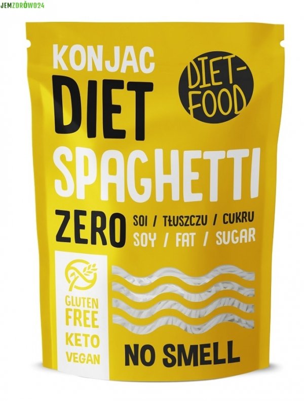 MAKARON KONJAC SPAGHETTI BEZGLUTENOWY DIET - FOOD  200 (270) g