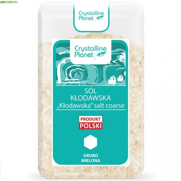 SÓL KŁODAWSKA GRUBO MIELONA CRYSTALLINE PLANET 600 g