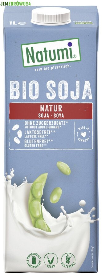 NAPÓJ SOJOWY MLEKO SOJOWE BEZGLUTENOWE NATUMI 1 l