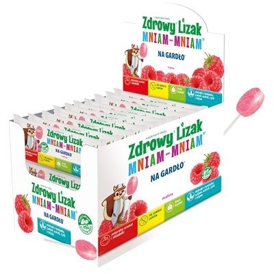 Zdrowy lizak NA GARDŁO 1 sztuka