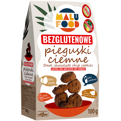 Ciastka Pieguski Ciemne Bezglutenowe bez Cukru 100g