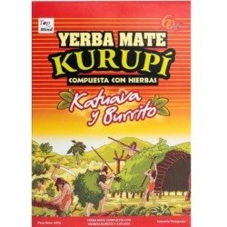 Yerba Mate Kurupi Katuava y Burrito 500g