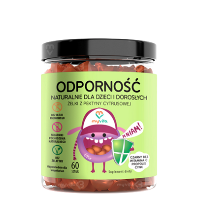 Żelki Naturalne Odporność 60 sztuk