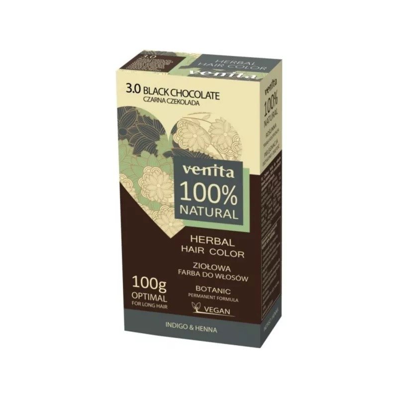 Farba do Włosów Ziołowa Czekolada100g