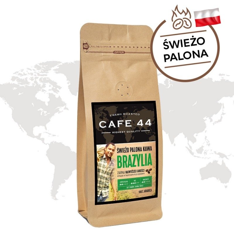 Kawa Ziarnista Brazylia Arabica 200g