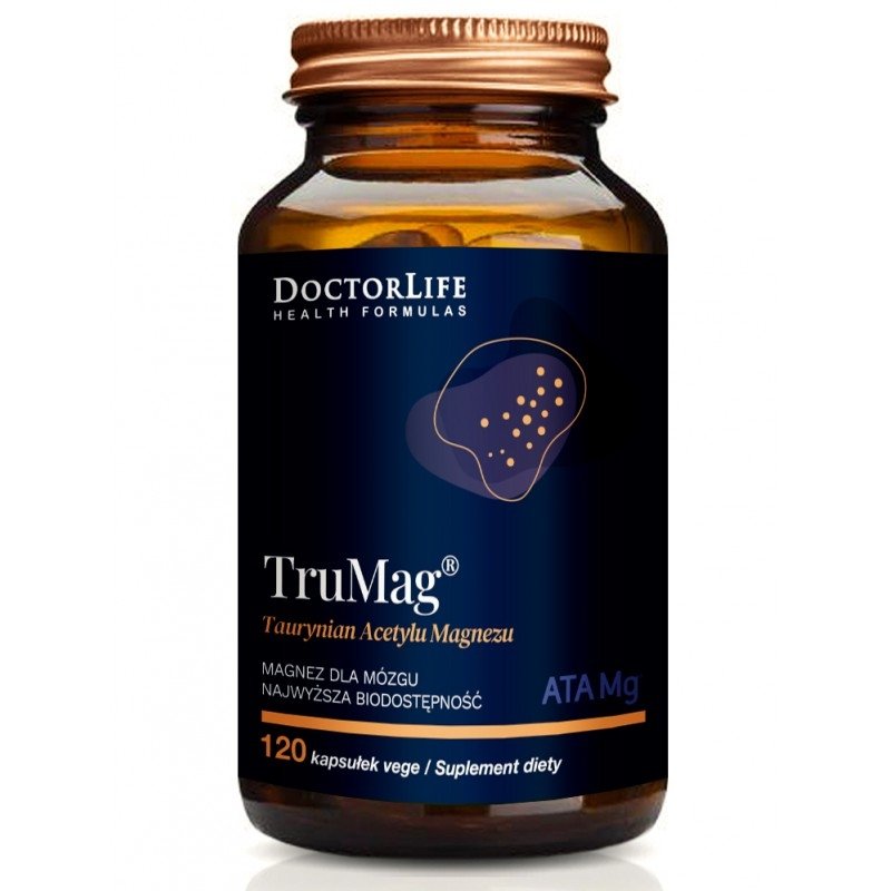 Taurynian Acetylu Magnezu TruMag 815 120 kapsułek