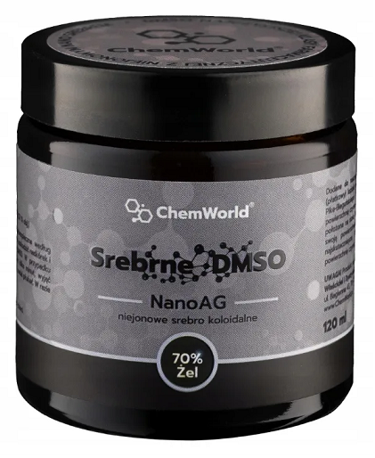 Żel Srebrne DMSO 70% 120ml