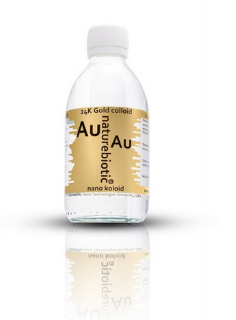 Złoto Koloidalne 25 PPM w Szklanej Butelce 250ml