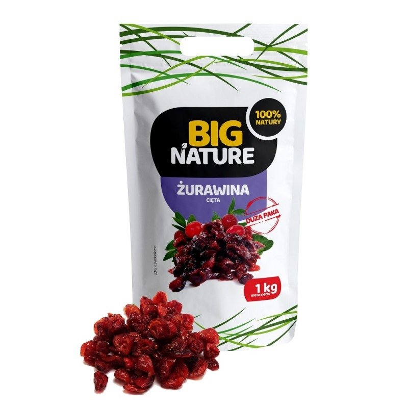 Żurawina Cięta Suszona 1000g