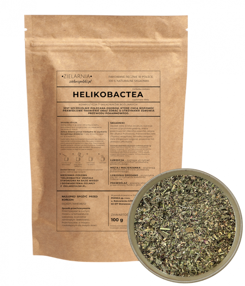 Helikobactea Herbatka Ziołowa 100g
