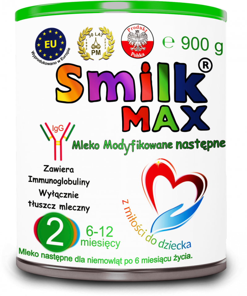 Mleko dla dzieci Smilk Max 2 - 900g