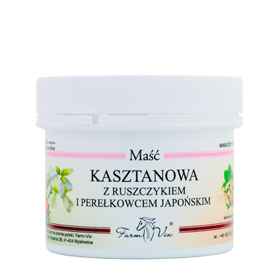 Maść Kasztanowa z Ruszczykiem i Perełkowcem Japońskim 150ml