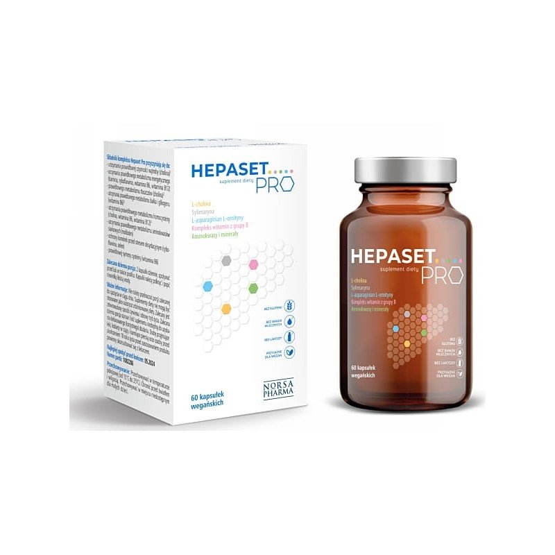 Hepaset Pro 60 kapsułek
