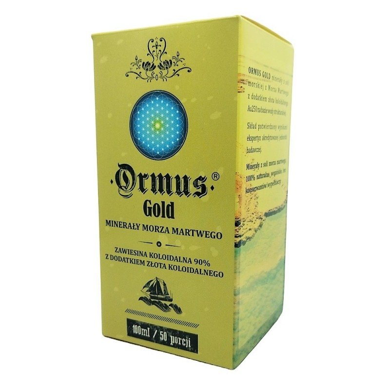 Minerały z Soli Morza Martwego Ormus Gold 100ml