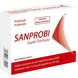 Sanprobi Super Formuła probiotyki 40 kapsułek