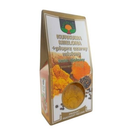 Kurkuma Mielona z Pieprzem Czarnym 50g