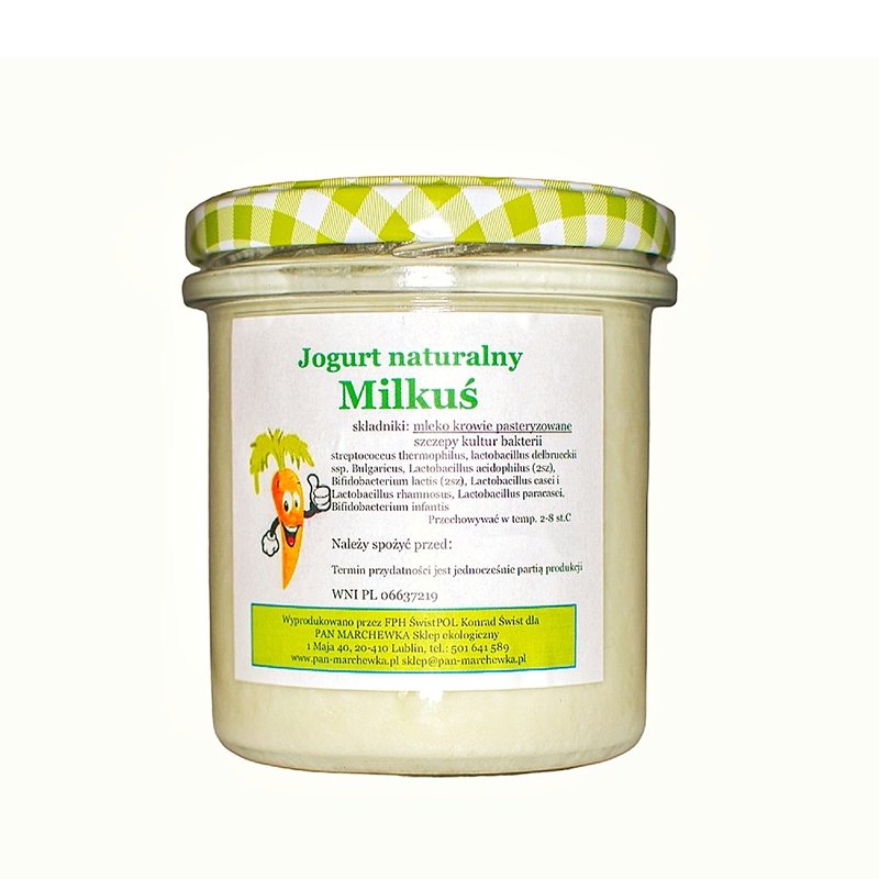 Jogurt Naturalny Probiotyczny Milkuś Bez Cukru  540ml