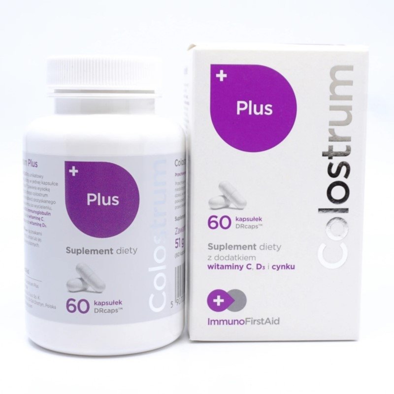 Colostrum Plus 60 kapsułek