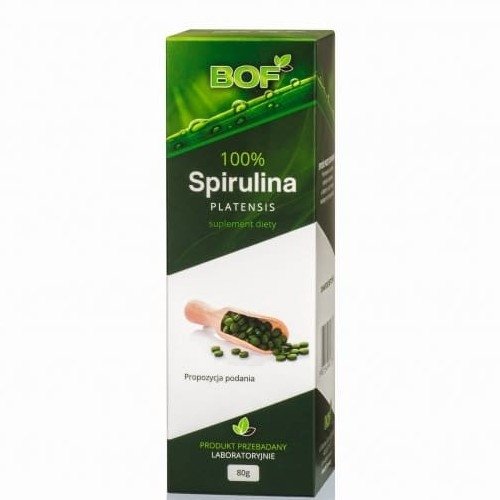 Spirulina 100% 1200 tabletek 80g