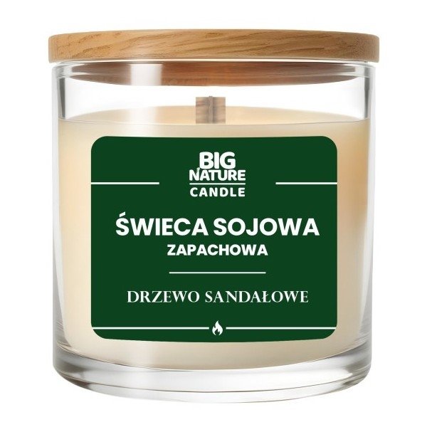 Świeca Sojowa Drzewo Sandałowe 225g
