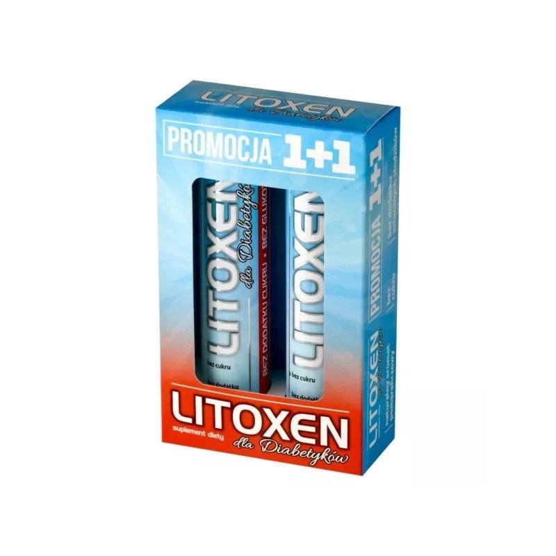 Elektrolity Litoxen dla Diabetyków 40 tabletek musujących 