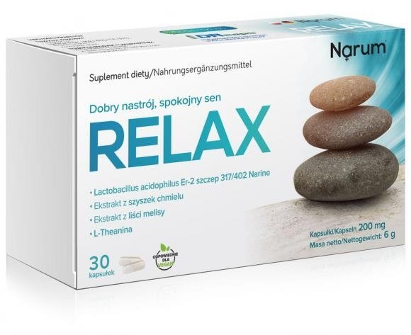 Probiotyk Narum Relax STRES 30 kapsułek
