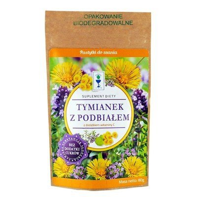Tymianek z Podbiałem bez cukru 80g 