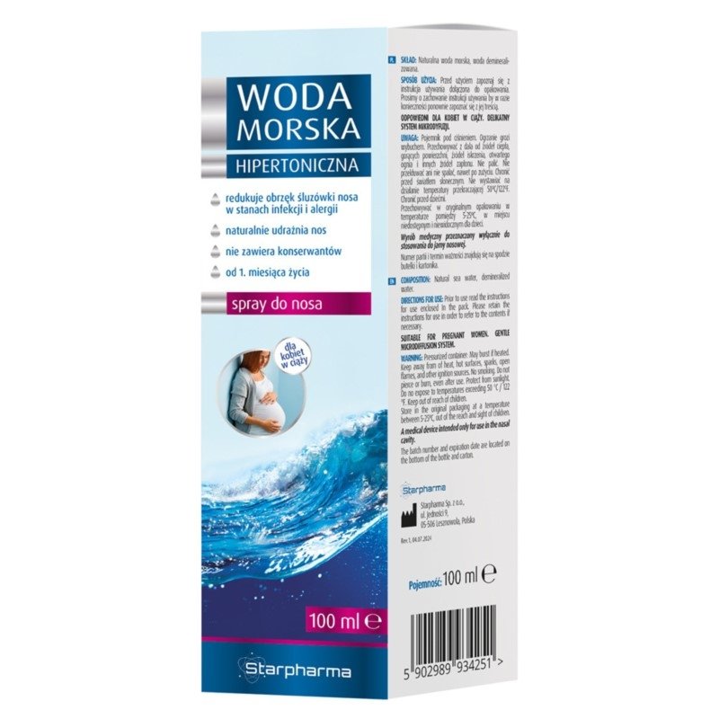 Woda Morska Hipertoniczna 100ml