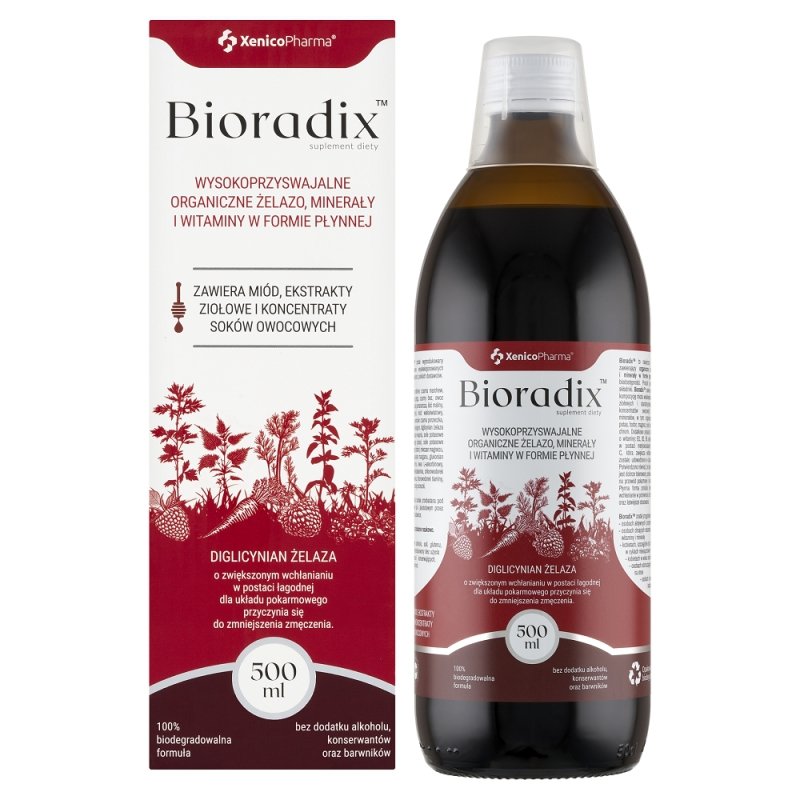 Bioradix Żelazo 500ml