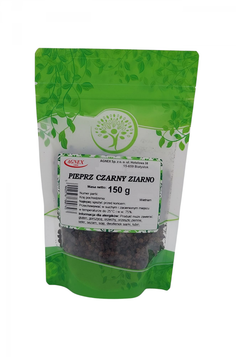 Pieprz Czarny Ziarno 150g