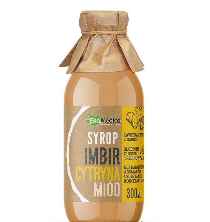 Syrop Imbir Cytryna Miód 250ml