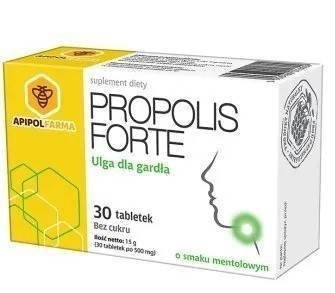 Propolis Forte Smak Mentolowy 30 tabletek