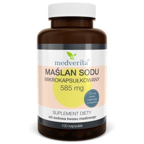 Maślan Sodu (Kwas masłowy) 100 kapsułek