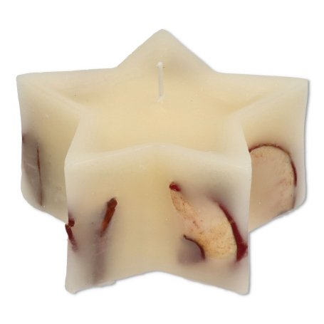 Świeca Gwiazda z Suszami APPLE CINNAMON