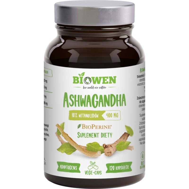 Ashwagandha 120 kapsułek