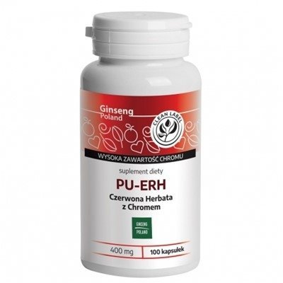 Pu-Erh Czerwona Herbata z Chromem 100 kapsułek
