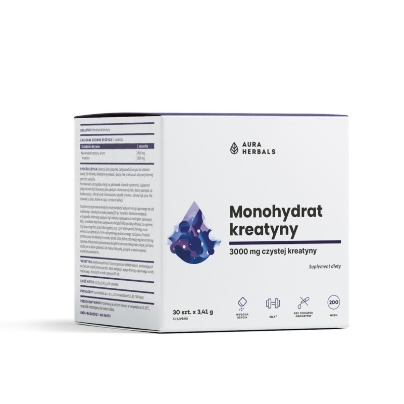  Kreatyna Monohydrat 30 saszetek