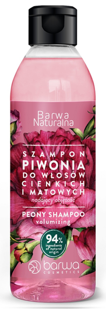 Szampon Piwonia  Nadaje Objętość 300ml