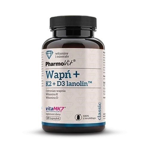 Wapń K2 + D3 120 kapsułek