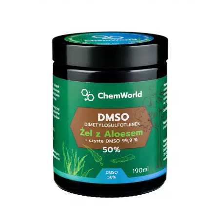 Żel DMSO z Aloesem 50% 190ml