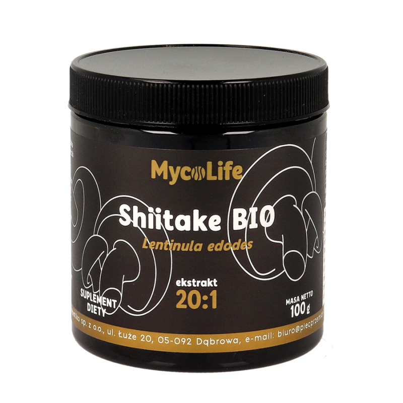 Shiitake Twardnik Japoński BIO 100g