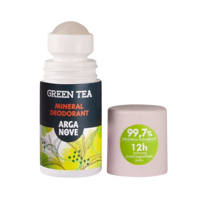 Dezodorant Mineralny Rollon Ałun Zielona Herbata 100g