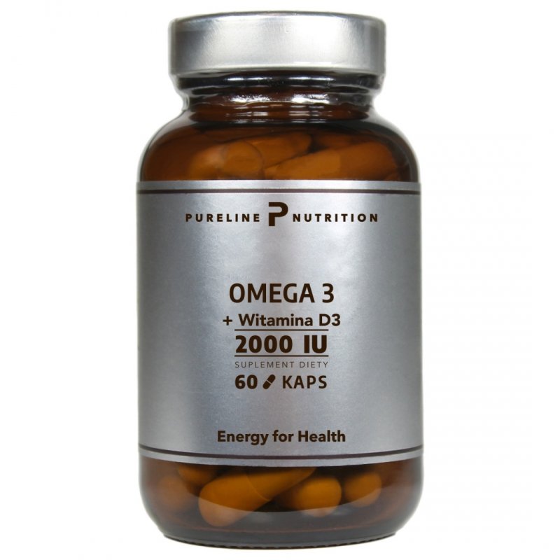 Omega 3 + Witamina D3 60 kapsułek