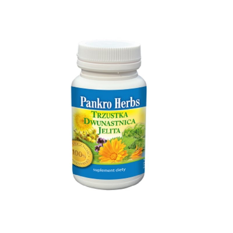 Pankro Herbs Trzustka, Dwunastnica, Jelita 60 kapsułek
