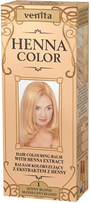 HENNA COLOR Balsam Koloryzujący 1 Słoneczny Blond