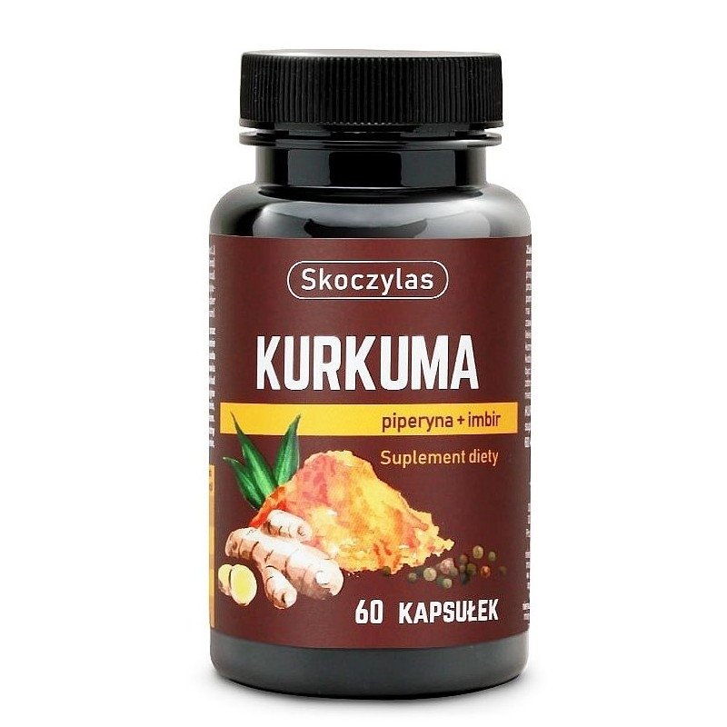 Kurkuma Piperyna Imbir 60 Kapsułek